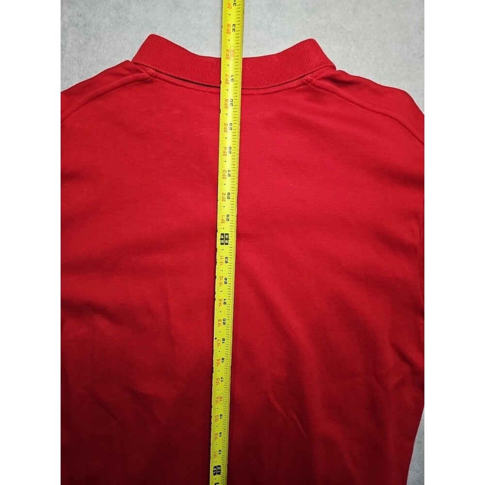 Vintage Polo Ralph Lauren Short Sleeve Polo Shirt Mens Red Medium 100% Cotton - Picture 9 of 9